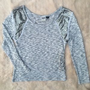 Harley-Davidson Women’s Sequin Shoulder Sweater